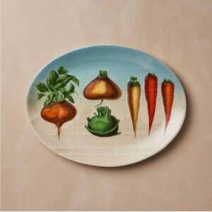 9"x12" Stoneware Fall Root Vegetables - John Derian